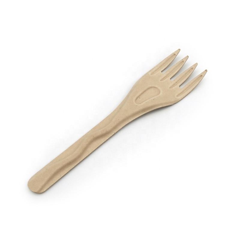 Sugarcane Bagasse Pulp Fork And Spoon Set