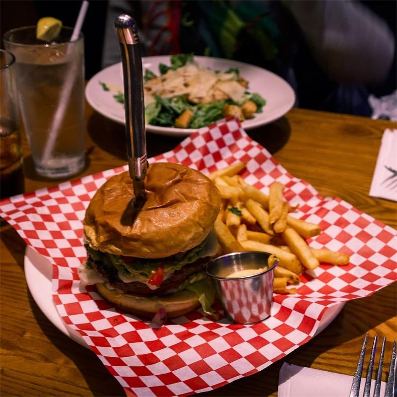 Customized Printed Logo Burger Wrapping Paper