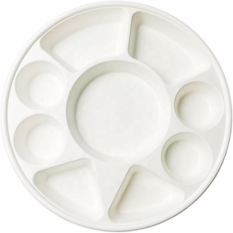 6-10 Inch Natural White Round Paper Plate