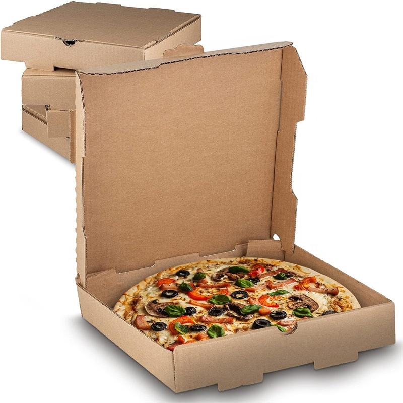 Printed Packing Bulk Pizza Boxes With Design Logo